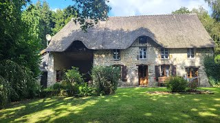 Thatched House with grounds in Normandy thatchedhouse normandyhome frenchpropertyforsale [upl. by Gwynne]