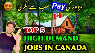 High Demand Jobs in Canada 2023  High Pay Jobs in Canada  Salaries in Canada [upl. by Chouest]