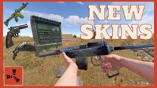 RUST New skins updated on June 1st  HQM SARLowpoly PythonShipping Container Garage Door [upl. by Hax26]