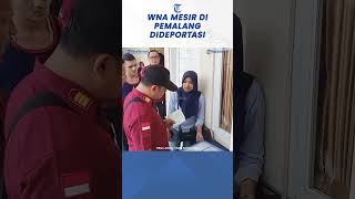 Bikin Resah dan Ancam Warga Pakai Sajam WNA Mesir di Pemalang Dideportasi [upl. by Ressler201]