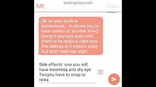 neglected Izuku Aizawa part 1 text chat [upl. by Inaliak680]