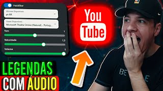 Como traduzir VÍDEOS do YouTube para PORTUGUÊS em ÁUDIO 2024 [upl. by Anderegg287]