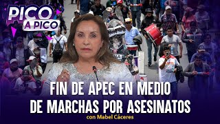 Fin de APEC en medio de marchas por asesinatos  Pico a Pico con Mabel Cáceres [upl. by Jarietta]