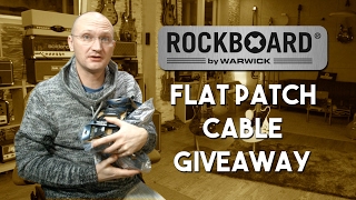 Rockboard Flat Patch Cable  GIVEAWAY [upl. by Maiah]