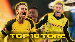 Top 10 goals from Piszczek amp Kuba Polish legends in black amp yellow [upl. by Juback904]