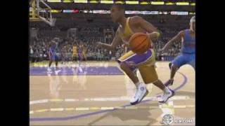 NBA Live 2005 Sports Gameplay  Blocks [upl. by Enerak270]