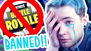 MY WIFE BANNED ME FROM FORTNITE BATTLE ROYALE [upl. by Atikat]