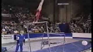 Dominique Moceanu  1997 World Professional Championships Day 1  Uneven Bars [upl. by Stephie]