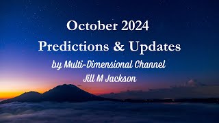 October 2024 Psychic Predictions and Energy Updates [upl. by Carolan]