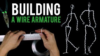 How to Make Wire Armatures for Sculpting [upl. by Eitra]