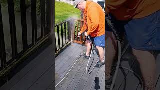 Oddly satisfying pressure washing satisfyingpressurewashing pressureclean [upl. by Stilla]