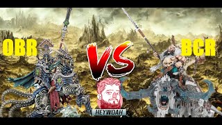 AOS TTS Battle Report Ossiarch Bonereapers vs Beastclaw Raiders Heywoah [upl. by Panaggio]