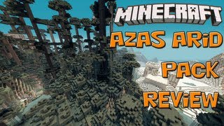 Minecraft  Azas Arid Texture Pack Review HD [upl. by Anniahs]