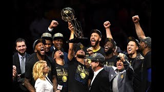 Warriors NBA Finals Trophy Presentation  Kevin Durant Finals MVP 2018 NBA Finals [upl. by Resarf]