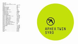 Aphex Twin  aisatsana 102 2 hr loop [upl. by Fitton]