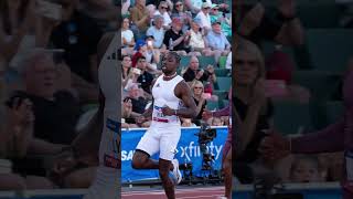 Noah Lyles breezing through 100m US Olympic Trials paris2024 athletics track [upl. by Jacoby]