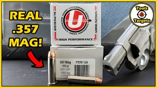 Magnum POWER158 Grain Underwood 357 Magnum AMMO Test Is This Some of The BEST [upl. by Gnni]