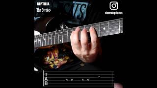 The Strokes  Reptilia  GUITAR TAB [upl. by Heti]