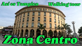 Tampico 4k Walking tour Zona centro de Tampico [upl. by Dorcea]