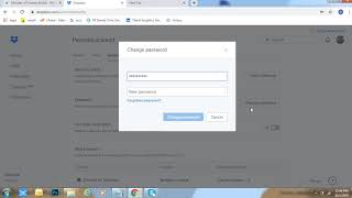 How to Change Dropbox Password [upl. by Ecidnacal]