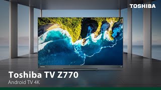 Toshiba TV Z770 – A Brilliant Work of Minimalist Art [upl. by Junna942]