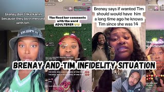 Tiktoker Brenay And Tim Infidelity Situation🤨😬 [upl. by Ecirrehs]