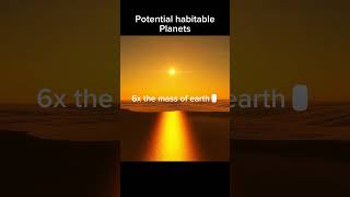 List potential habitable planets🏖️🏝️🌅🌏🌲 habitableworlds exoplanet habitability habitablezon [upl. by Notnil]