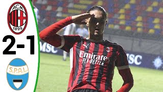 Milan Futuro vs SPAL 21 Tutti i gol e gli highlights dettagliati [upl. by Fredelia843]