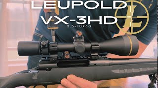 LEUPOLD VX3HD 3510x50 OVERVIEW AND MOUNT [upl. by Porta979]