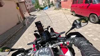 Crf1000 AT ile Dereliye sürüş  Riding to Dereli with Africa Twin [upl. by Heti]