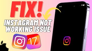 How To Fix Instagram App Not Working on iPhone [upl. by Nevaj]