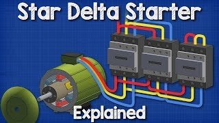 Star Delta Starter Explained  Working Principle [upl. by Alford668]