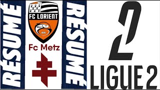 Metz  Lorient 11 Résumé du match  Ligue 2  20242025 [upl. by Asuncion]