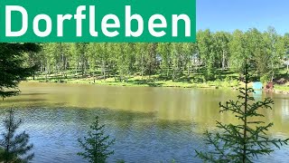 Lockeres Geplauder am Teich Dorfleben in Sibirien Russland [upl. by Ietta]