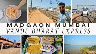 22230 Madgaon Mumbai CSMT Vande Bharat Express Madgaon to Thane Journey [upl. by Idmann78]