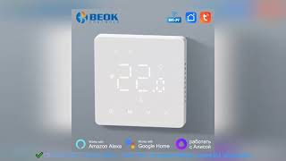 ✔️Beok Tuya Wifi Room Thermostat Underfloor Heating System Thermoregulator for Gas Boiler El [upl. by Isyed]