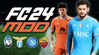 MAGLIE e LICENZE UFFICIALI su EA SPORTS FC 24  Tutorial Mod Title Update 5 [upl. by Oinota]