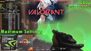 VALORANT 1080p  GTX 1050 Ti  Max Settings [upl. by Acyre]