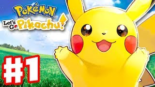 Pokemon Lets Go Pikachu and Eevee  Gameplay Walkthrough Part 1  Intro and Gym Leader Brock [upl. by Nageek]