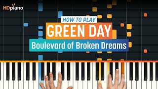 Piano Tutorial for quotBoulevard of Broken Dreamsquot by Green Day  HDpiano Part 1 [upl. by Iline]