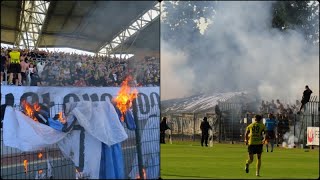 KIBICE Siarka Tarnobrzeg  Sandecja Nowy Sącz 07092024 TRYBUNY ULTRAS [upl. by Kellby]