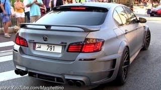 Hamann BMW M5 F10 Akrapovic Exhaust Sound [upl. by Delbert]