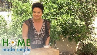 Use Mayo to Eliminate Furniture Water Stains  Home Made Simple  Oprah Winfrey Network [upl. by Torin970]