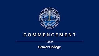 Seaver College Commencement 2024 [upl. by Ecaj]