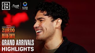 GRAND ARRIVALS  RIYADH SEASON LATINO NIGHT  GILBERTO ZURDO RAMIREZ VS CHRIS BILLAMSMITH [upl. by Barabas]