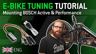 EBIKE TUNING TUTORIAL 🚲🔝  VOLspeed V4 Tuning Module Install  BOSCH Active amp Performance english [upl. by Anisamot825]