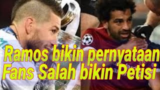 RATUSAN RIBU ORANG BUAT PET1SI UNTUK SERGIO RAMOSFANS LIVERPOOL DAN MESIRPIALA DUNIA RUSSIA [upl. by Sorgalim854]