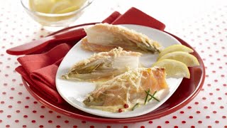 Recette  Endives gratinées au saumon [upl. by Aiselad]