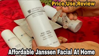 How To Do Affordable Parlour Secret Janssen Facial  1 magical Product Of Janssen janssenfacial [upl. by Ninazan]