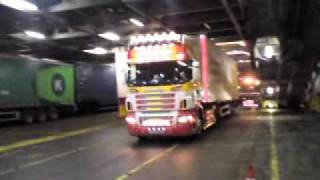 McConaghy Scania going onto the birkenhead boat [upl. by Johnny440]